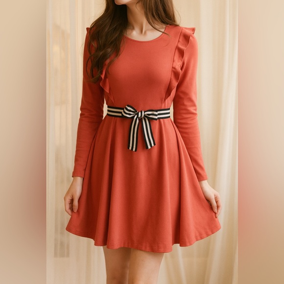 Polo Ralph Lauren Other - Polo Ralph Lauren Girls dress Coral Belted NWT